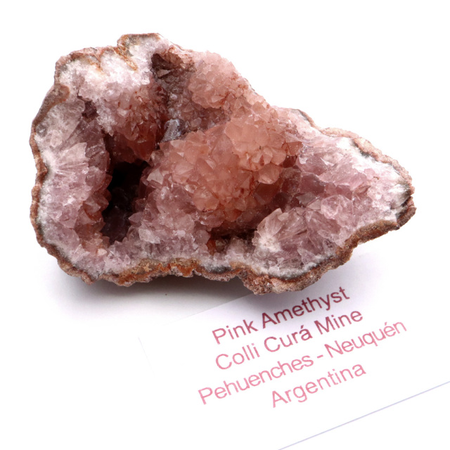 ピンクアメジスト 原石 アルゼンチン産 ツーソン展示会商品 ジオード 天然石 クラスター 置き物 原石 インテリア 鉱物 オブジェ