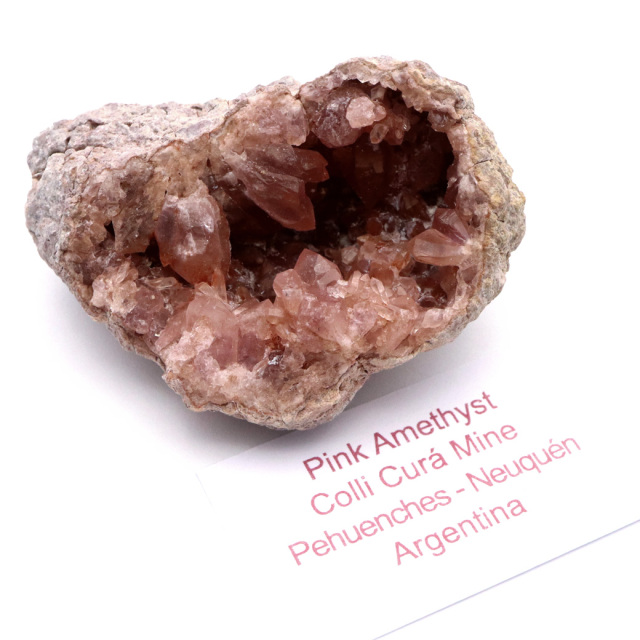 ピンクアメジスト 原石 アルゼンチン産 55g ツーソン展示会商品