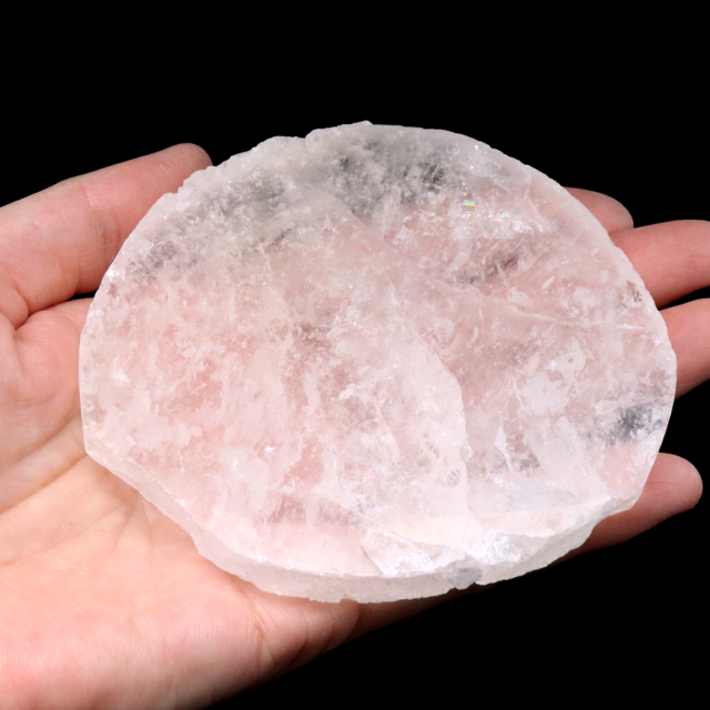 水晶 クリスタルクォーツ スライス 原石 ナチュラル 浄化 プレート ブラジル産 ロッククリスタル コースター おしゃれ