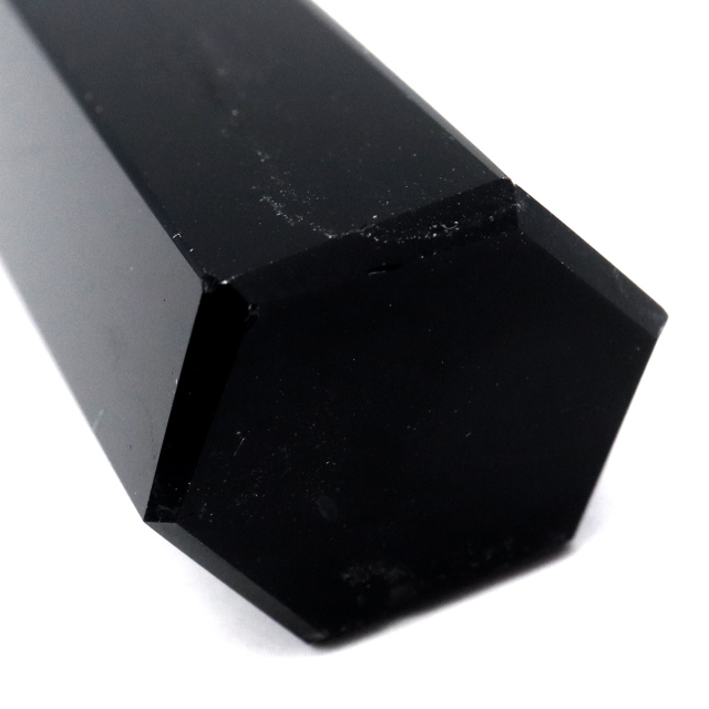 オブシディアン六角柱 ポイント Sサイズ 高さ 5cm前後 1個売り 天然石 黒曜石 ポリッシュ 研磨磨き 原石 鉱物