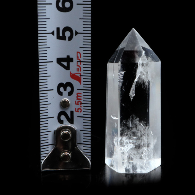 天然 水晶 六角柱 ポイント Sサイズ 高さ 5cm前後 1個売り  研磨磨き 浄化 ヒーリング 天然石 ブラジル産 天然石 パワーストーン