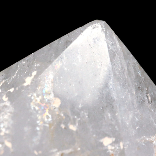 水晶 ポイント 底切り ロッククリスタル 原石 ブラジル産 天然石 1点物 パワーストーン 浄化 ヒーリング 置き物 4月 誕生石