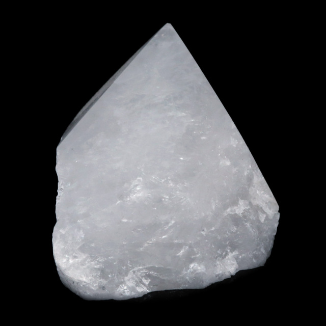 水晶 ポイント 底切り ロッククリスタル 原石 ブラジル産 天然石 1点物 パワーストーン 浄化 ヒーリング 置き物 4月 誕生石