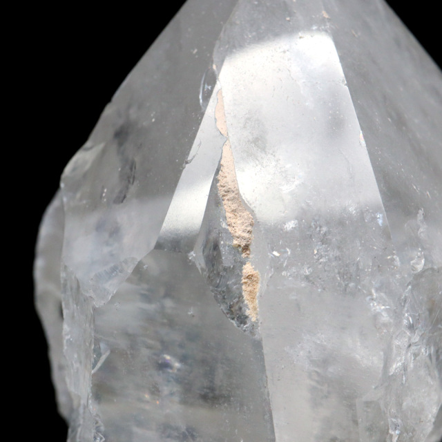 水晶 ポイント 底切り ロッククリスタル 原石 ブラジル産 天然石 1点物 パワーストーン 浄化 ヒーリング 置き物 4月 誕生石