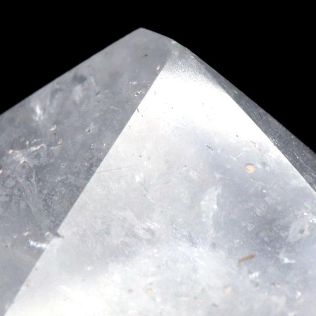水晶 ポイント 底切り ロッククリスタル 原石 ブラジル産 天然石 1点物 パワーストーン 浄化 ヒーリング 置き物 4月 誕生石