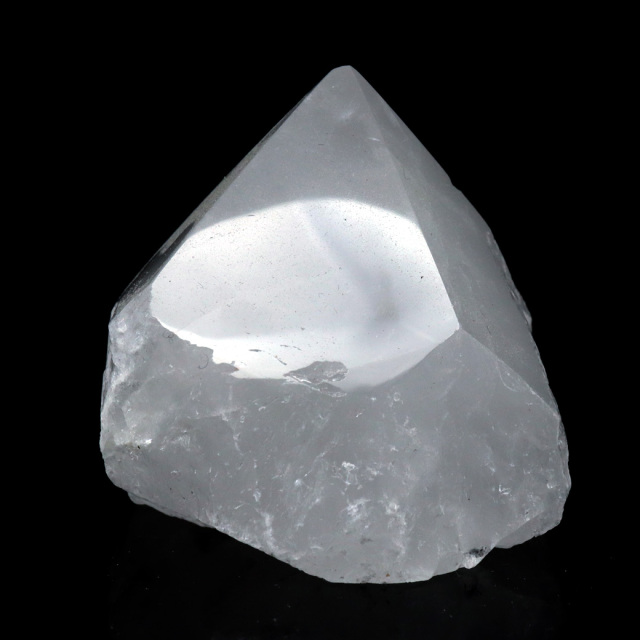 水晶 ポイント 底切り ロッククリスタル 原石 ブラジル産 天然石 1点物 パワーストーン 浄化 ヒーリング 置き物 4月 誕生石