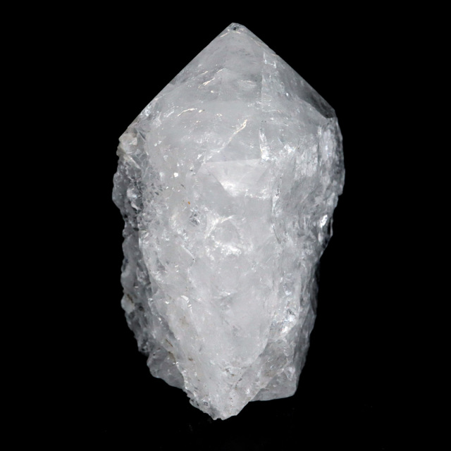 水晶 ポイント 底切り ロッククリスタル 原石 193g ブラジル産 天然石