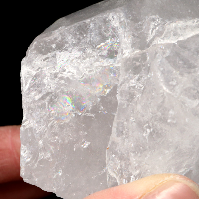 水晶 ポイント 底切り ロッククリスタル 原石 191g ブラジル産 天然石