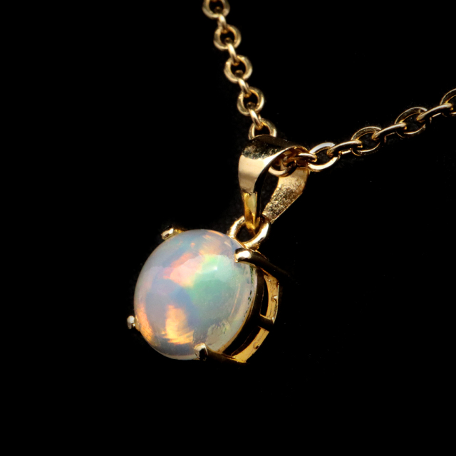 プレシャスオパール ペンダント エチオピア産 1点もの AAA 天然石 ペンダントトップ Silver925 10月 誕生石 蛋白石