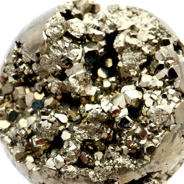 パイライト(40mm) パイライト 丸玉 40mm 1点物 ペルー産 台座付き 置き物 天然石