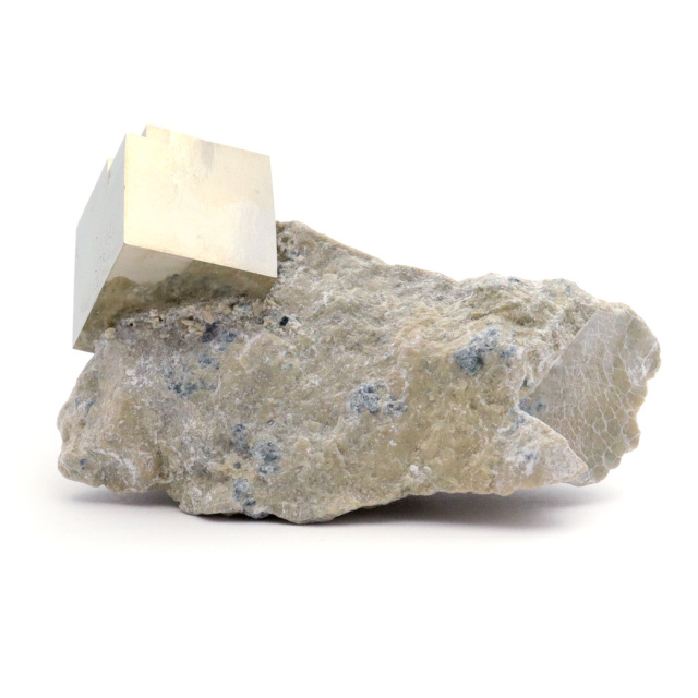 パイライト 原石 母岩付き スペイン ナバフン産 キュービック 結晶 1点もの 黄鉄鉱 pyrite パワーストーン 天然石