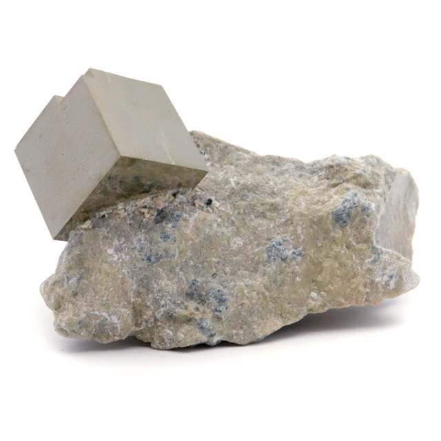パイライト 原石 母岩付き スペイン ナバフン産 キュービック 結晶 1点もの 黄鉄鉱 pyrite パワーストーン 天然石