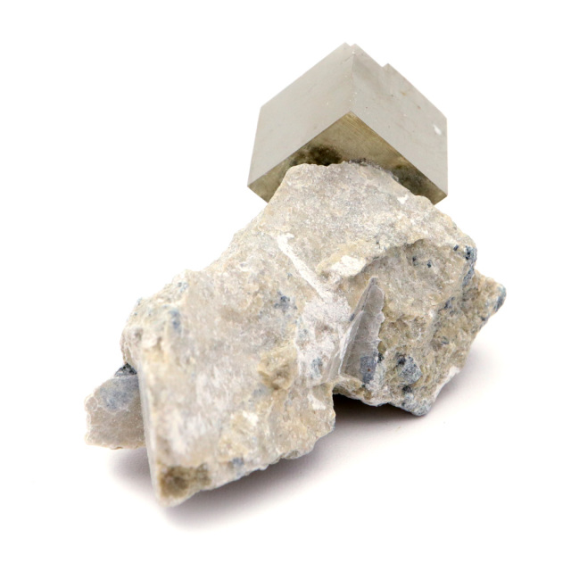 パイライト 原石 母岩付き スペイン ナバフン産 キュービック 結晶 1点もの 黄鉄鉱 pyrite パワーストーン 天然石