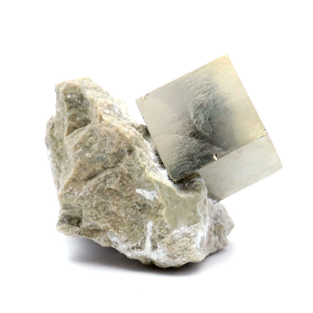 パイライト 原石 母岩付き スペイン ナバフン産 キュービック 結晶 1点もの 黄鉄鉱 pyrite パワーストーン 天然石