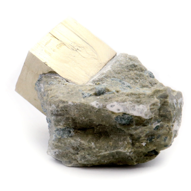 パイライト 原石 母岩付き スペイン ナバフン産 キュービック 結晶 1点もの 黄鉄鉱 pyrite パワーストーン 天然石