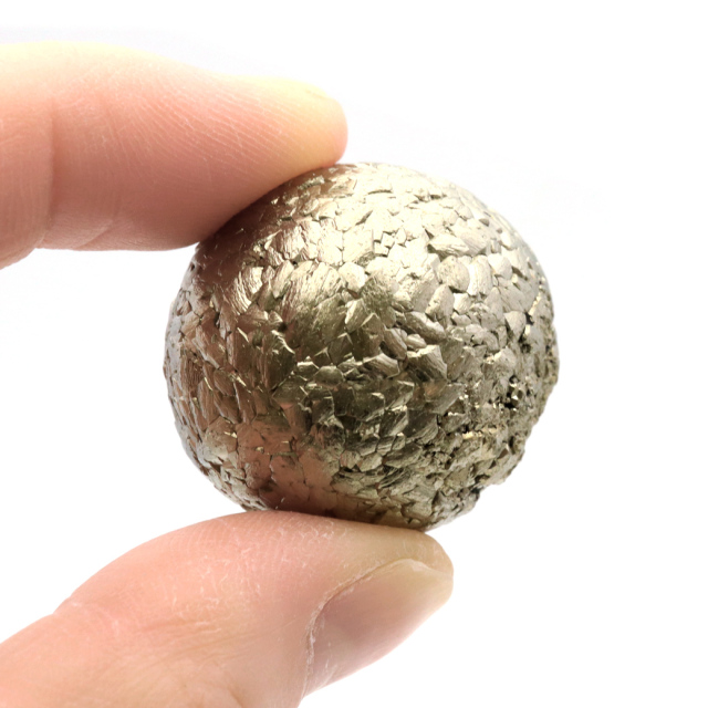 パイライト 原石 たまご型 球 丸玉 自然が生み出した形状 ペルー産 1点もの ツーソン展示会商品 黄鉄鉱 pyrite パワーストーン
