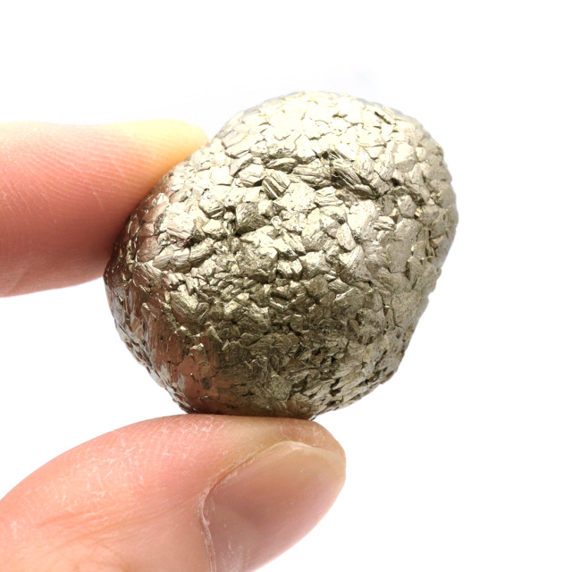 パイライト 原石 たまご型 球 丸玉 自然が生み出した形状 ペルー産 1点もの ツーソン展示会商品 黄鉄鉱 pyrite