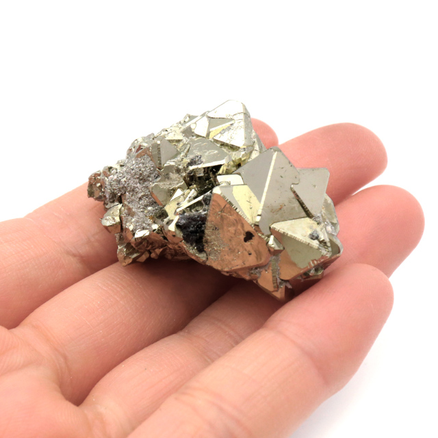 パイライト 原石 オクタグラム AAA ペルー産 1点もの ツーソン展示会商品 黄鉄鉱 pyrite パワーストーン 天然石
