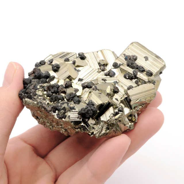 パイライト 原石 AAA 約276g ペルー産 1点もの 黄鉄鉱 pyrite パワーストーン 天然石