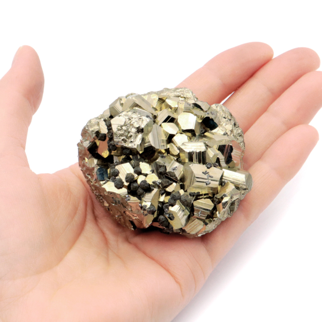 パイライト 原石 AAA 約241g ペルー産 1点もの 黄鉄鉱 pyrite パワーストーン 天然石