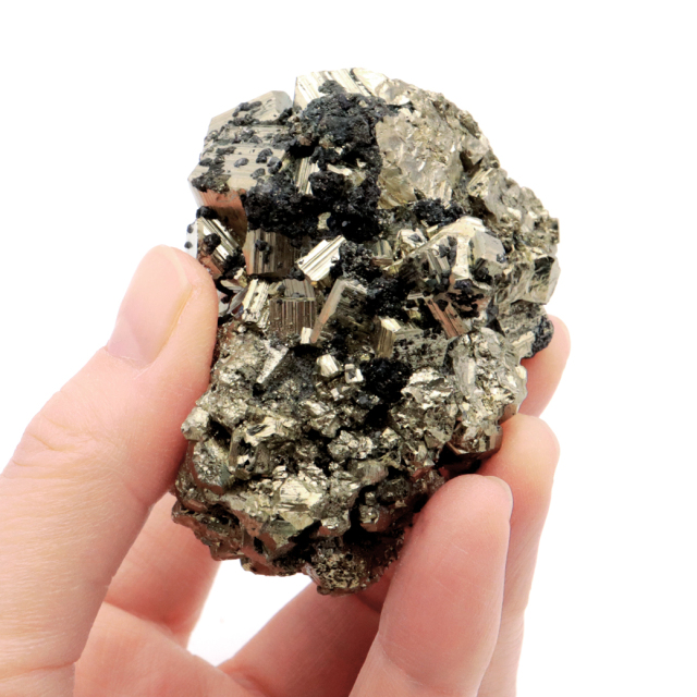 パイライト 原石 AAA 約266g ペルー産 1点もの 黄鉄鉱 pyrite パワーストーン 天然石