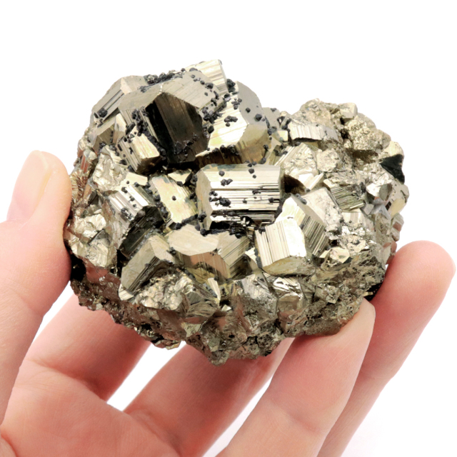パイライト 原石 AAA 約266g ペルー産 1点もの 黄鉄鉱 pyrite パワーストーン 天然石