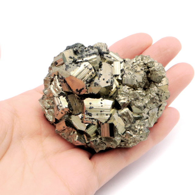 パイライト 原石 AAA 約266g ペルー産 1点もの 黄鉄鉱 pyrite パワーストーン 天然石