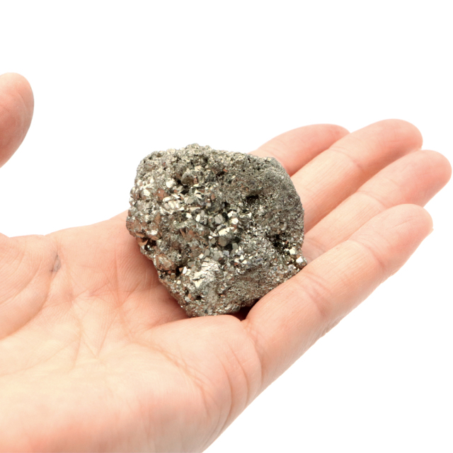 パイライト 原石 約90－100g前後 手のひらサイズ ミニ ペルー産 黄鉄鉱 pyrite パワーストーン 天然石 pyrite 