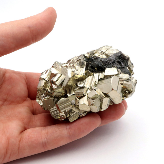 パイライト 原石 AAA 約350g ペルー産 1点もの 黄鉄鉱 pyrite