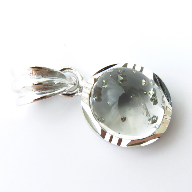 パイライトインクォーツ　シルバー　ペンダントトップ パイライトインクォーツ・ペンダント