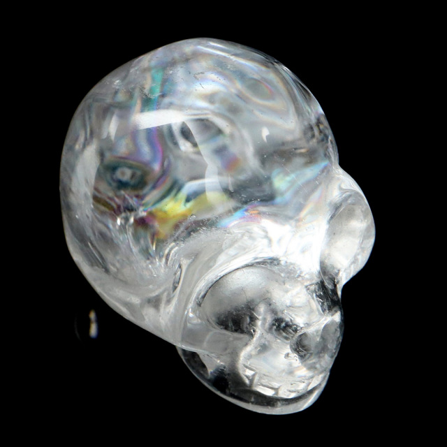 大 天然石 スカル 骸骨 ドクロ 良品 希少 クリスタルスカル 置物 虹有 Amazon | 入手困難 極上品質 超透明 水晶 ドクロ クリスタル
