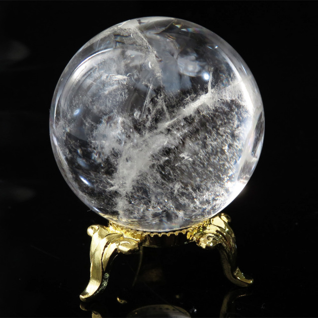 アイリスクォーツ 虹入り 水晶 丸玉  天然石 パワーストーン