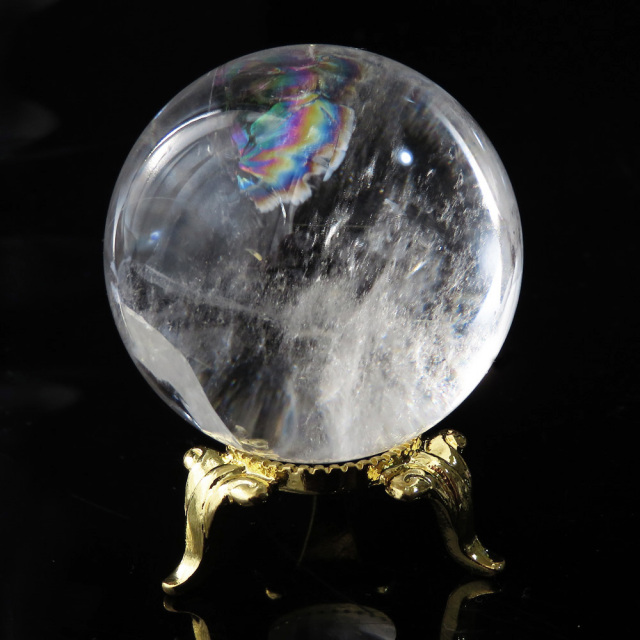 アイリスクォーツ 虹入り 水晶 丸玉  天然石 パワーストーン