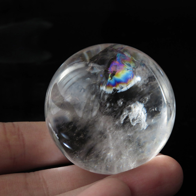 アイリスクォーツ 虹入り 水晶 丸玉  天然石 パワーストーン