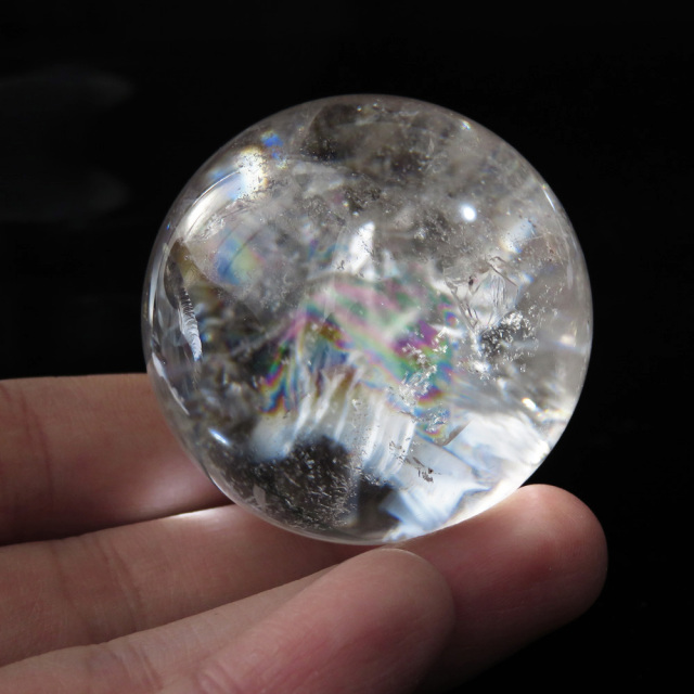 アイリスクォーツ 虹入り 水晶 丸玉  天然石 パワーストーン