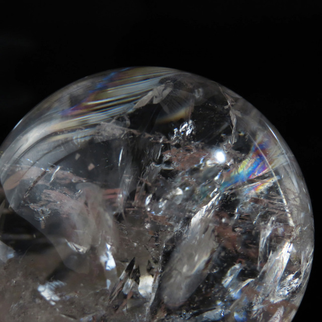 アイリスクォーツ 虹入り 水晶 丸玉  天然石 パワーストーン