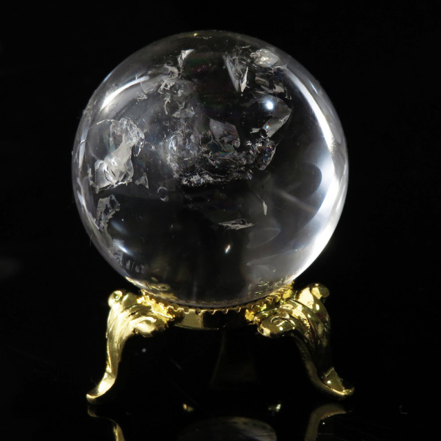 アイリスクォーツ 虹入り 水晶 丸玉  天然石 パワーストーン