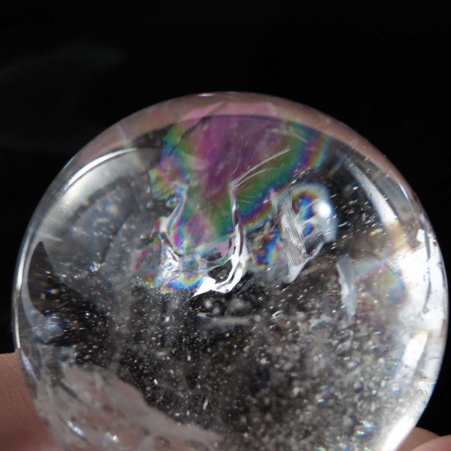 アイリスクォーツ 虹入り 水晶 丸玉  天然石 パワーストーン
