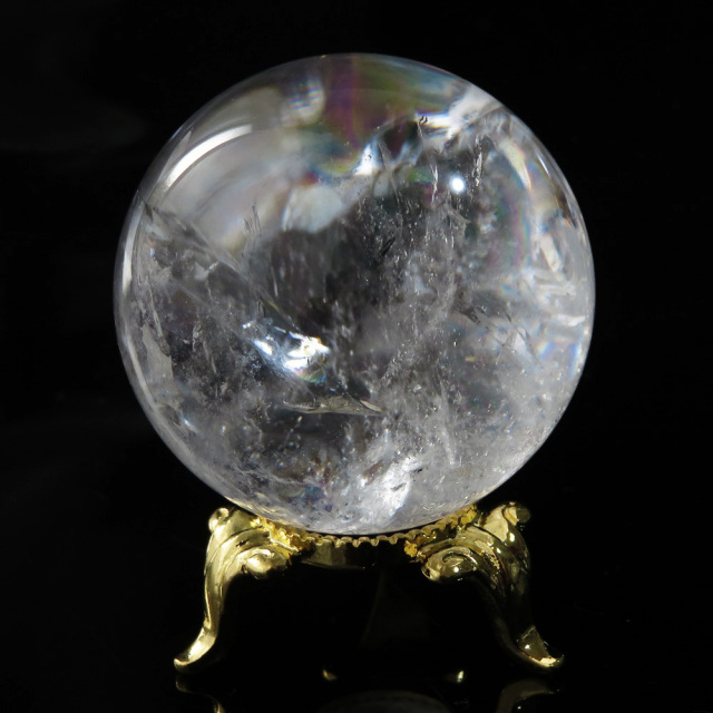 アイリスクォーツ 虹入り 水晶 丸玉  天然石 パワーストーン