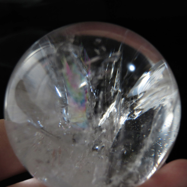 アイリスクォーツ 虹入り 水晶 丸玉  天然石 パワーストーン