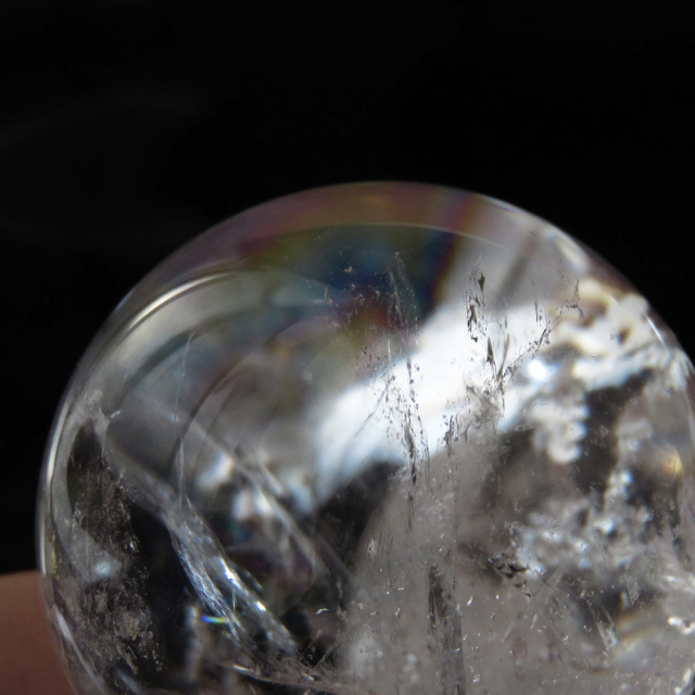アイリスクォーツ 虹入り 水晶 丸玉  天然石 パワーストーン