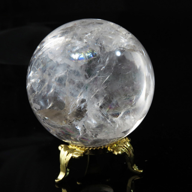 アイリスクォーツ 虹入り 水晶 丸玉  天然石 パワーストーン
