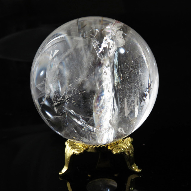 アイリスクォーツ 虹入り 水晶 丸玉  天然石 パワーストーン