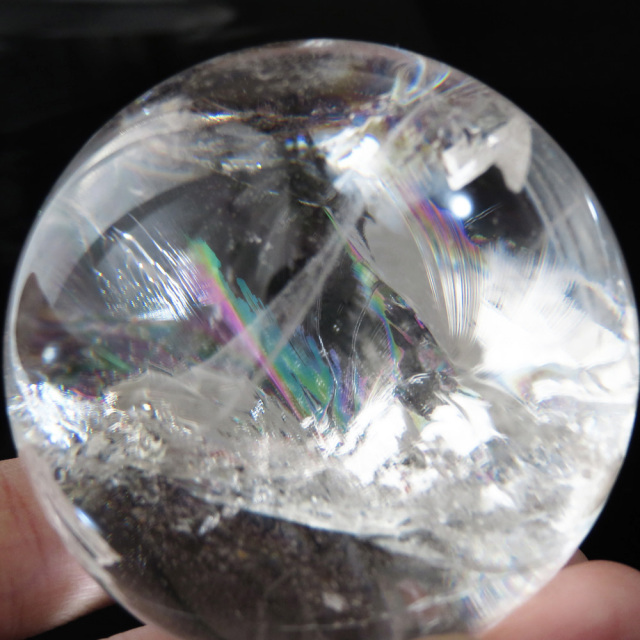 アイリスクォーツ 虹入り 水晶 丸玉  天然石 パワーストーン