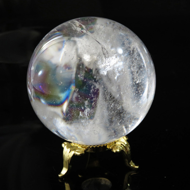 アイリスクォーツ 虹入り 水晶 丸玉  天然石 パワーストーン