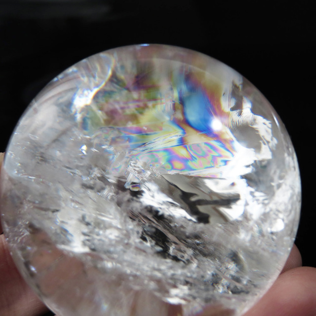 アイリスクォーツ 虹入り 水晶 丸玉  天然石 パワーストーン