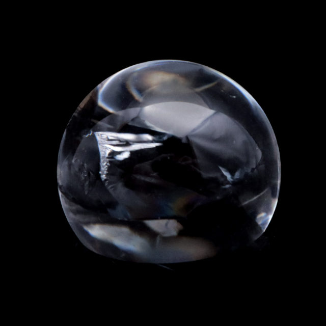 水晶 虹入り ルース タンブル アイリスクォーツ ハンドメイド パーツ 天然石 Silver925 パワーストーン 4月 誕生石