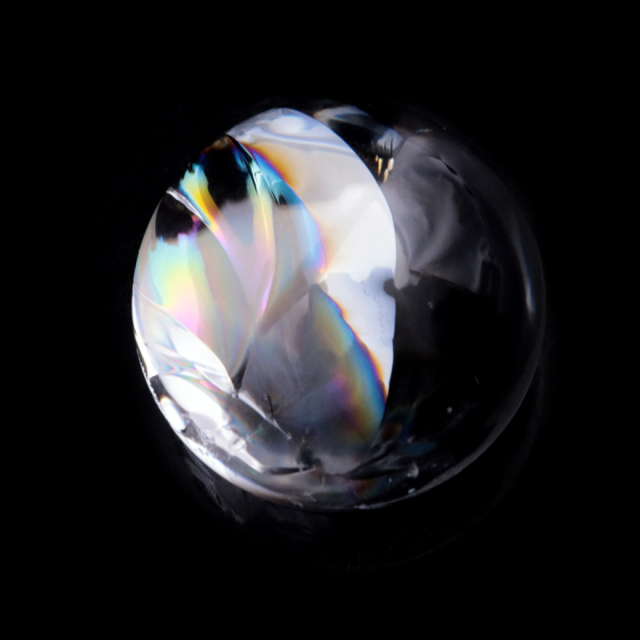 水晶 虹入り ルース タンブル アイリスクォーツ ハンドメイド パーツ