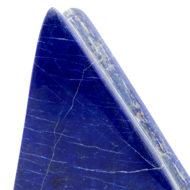 ラピスラズリ 原石 台付き アフガニスタン産 全面磨き ポリッシュ 天然石 青金石 置物 ラフ 1点もの lapis lazuli