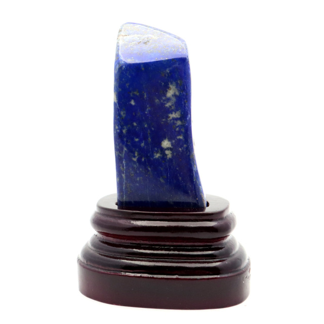 ラピスラズリ 原石 296g 台付き アフガニスタン産 全面磨き ポリッシュ  